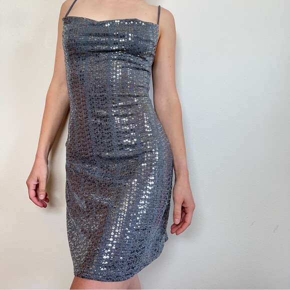 NWT Urban Outfitters Sequin Mini Dress - Picture 6 of 7